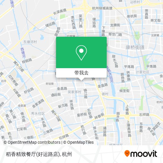 稻香精致餐厅(好运路店)地图