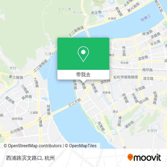西浦路滨文路口地图