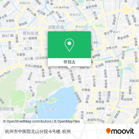 杭州市中医院北山分院-6号楼地图