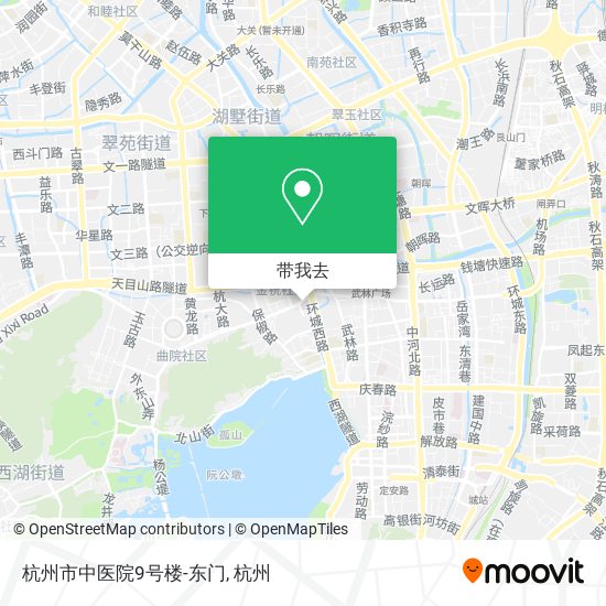 杭州市中医院9号楼-东门地图
