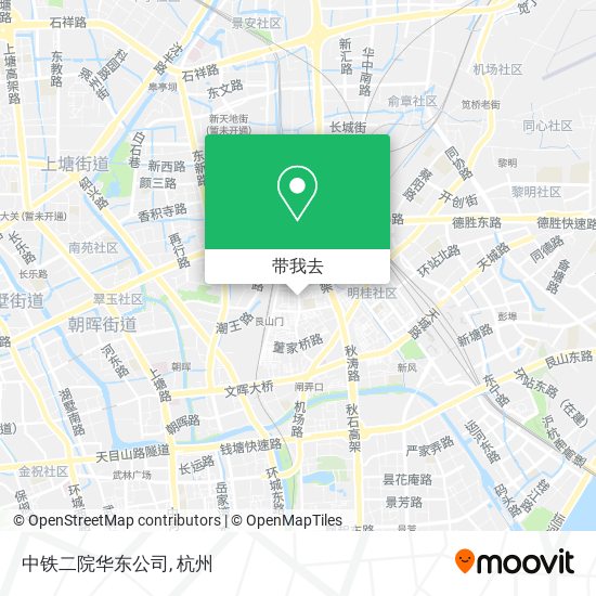 中铁二院华东公司地图