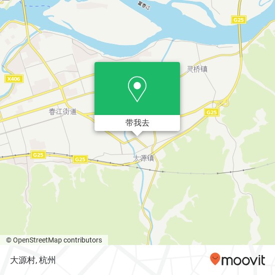 大源村地图
