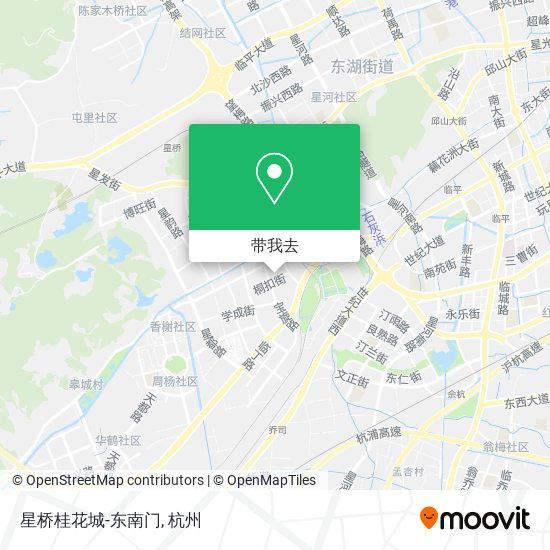 星桥桂花城-东南门地图