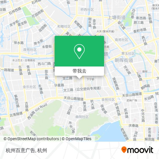 杭州百意广告地图