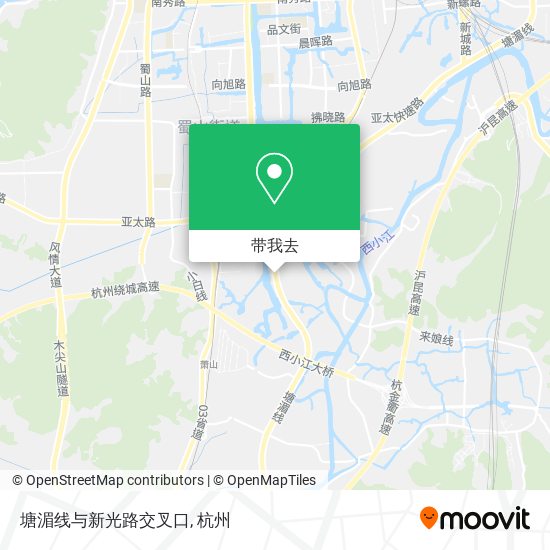 塘湄线与新光路交叉口地图