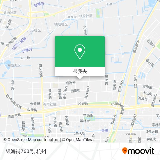 银海街760号地图
