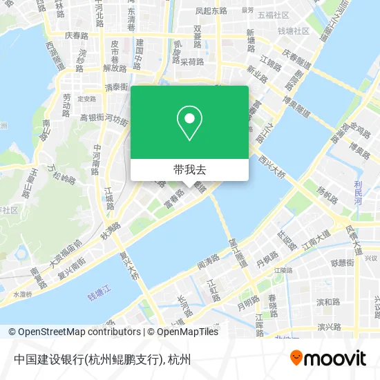 中国建设银行(杭州鲲鹏支行)地图