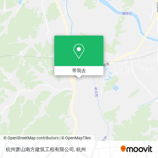 杭州萧山南方建筑工程有限公司地图