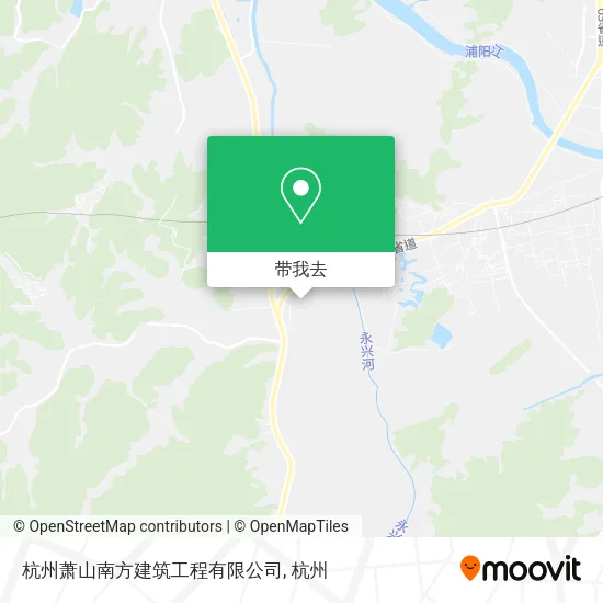 杭州萧山南方建筑工程有限公司地图