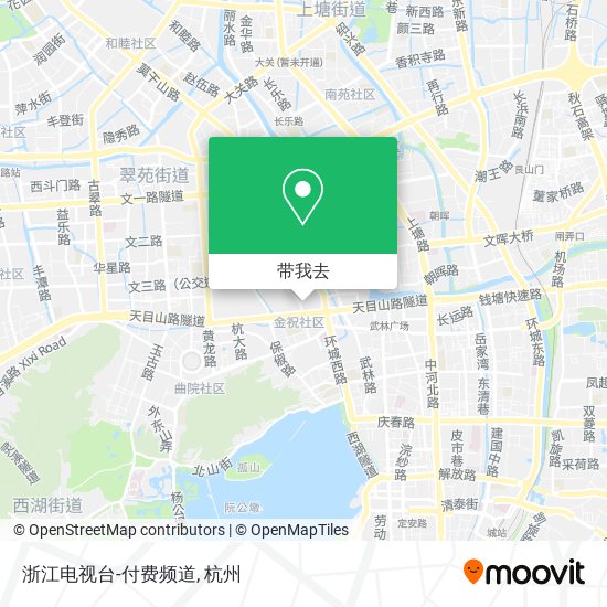 浙江电视台-付费频道地图