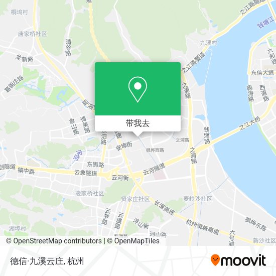 德信·九溪云庄地图
