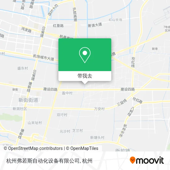 杭州弗若斯自动化设备有限公司地图