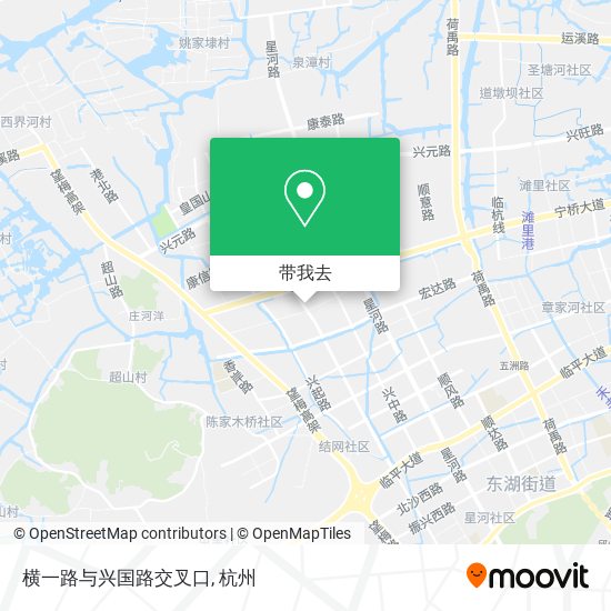 横一路与兴国路交叉口地图