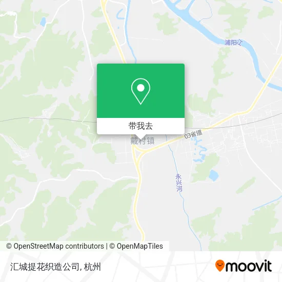 汇城提花织造公司地图