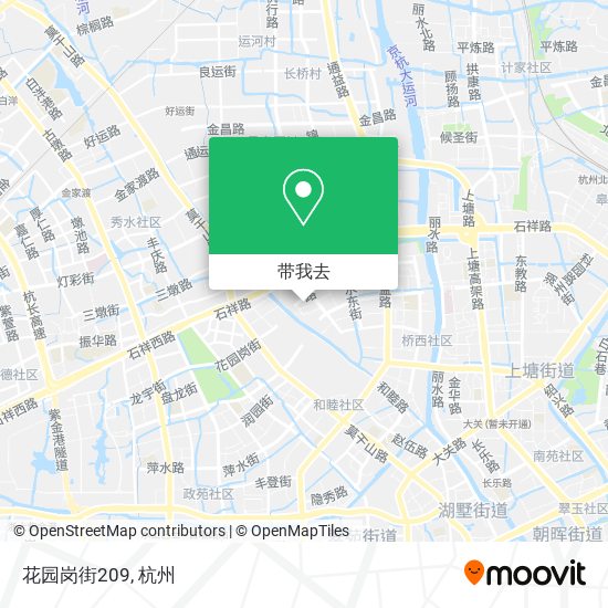 花园岗街209地图