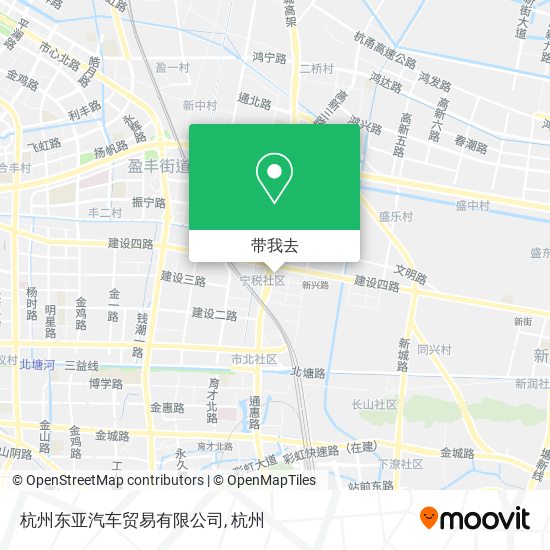 杭州东亚汽车贸易有限公司地图