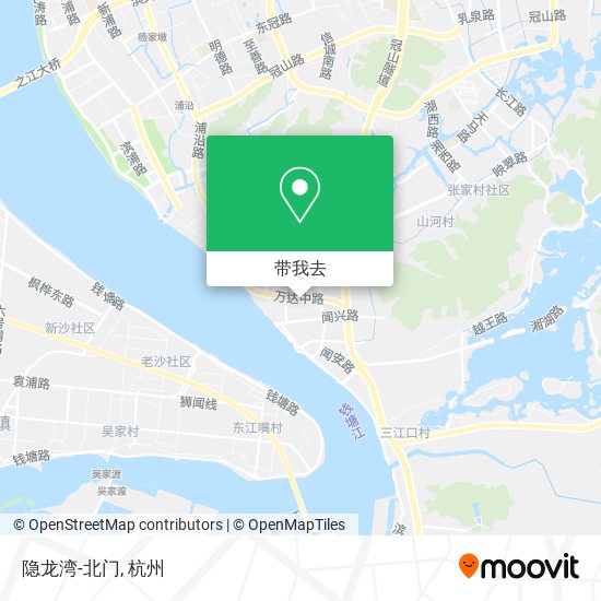 隐龙湾-北门地图