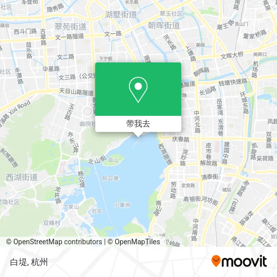 白堤地图
