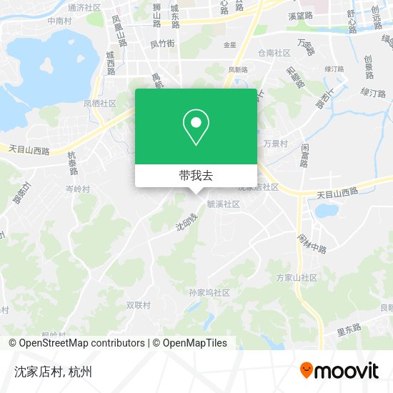 沈家店村地图