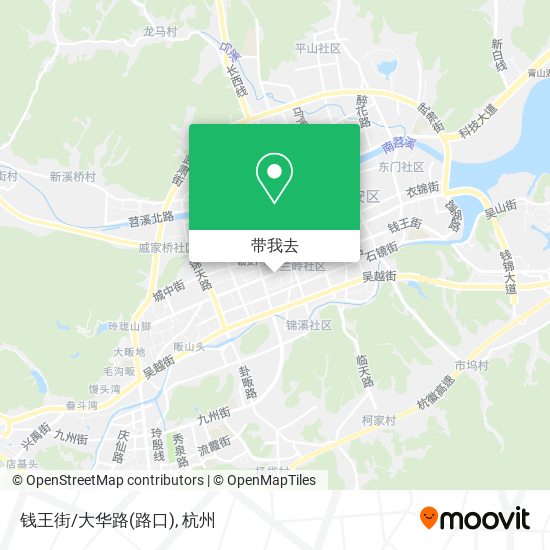 钱王街/大华路(路口)地图