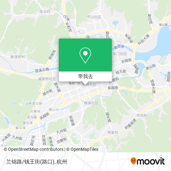 兰锦路/钱王街(路口)地图