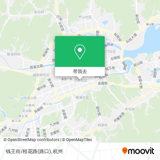 钱王街/桂花路(路口)地图