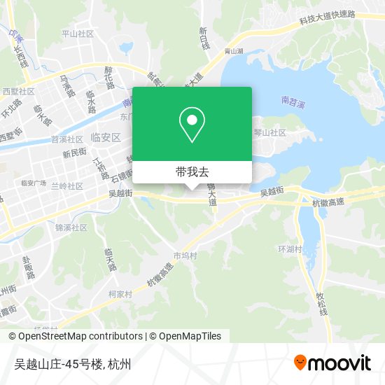 吴越山庄-45号楼地图