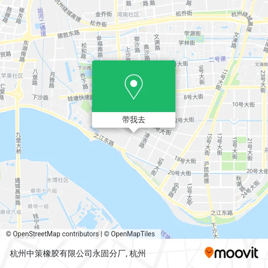 杭州中策橡胶有限公司永固分厂地图
