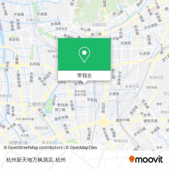 杭州新天地万枫酒店地图