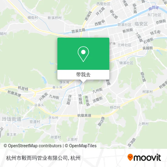 杭州市毅而玛管业有限公司地图