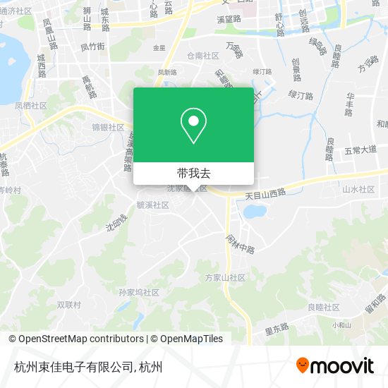 杭州束佳电子有限公司地图