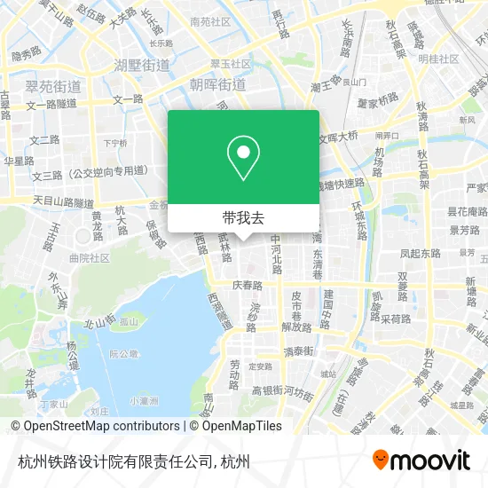 杭州铁路设计院有限责任公司地图