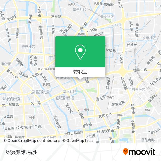 绍兴菜馆地图
