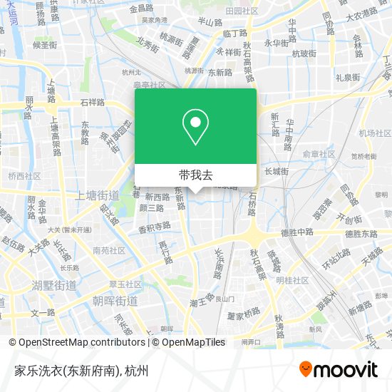 家乐洗衣(东新府南)地图