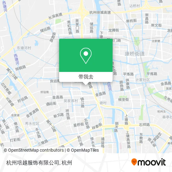 杭州培越服饰有限公司地图