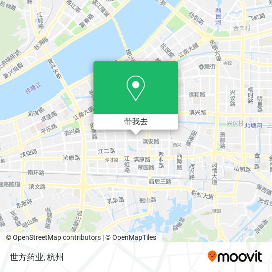 世方药业地图