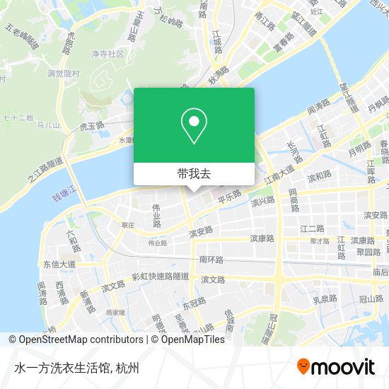 水一方洗衣生活馆地图