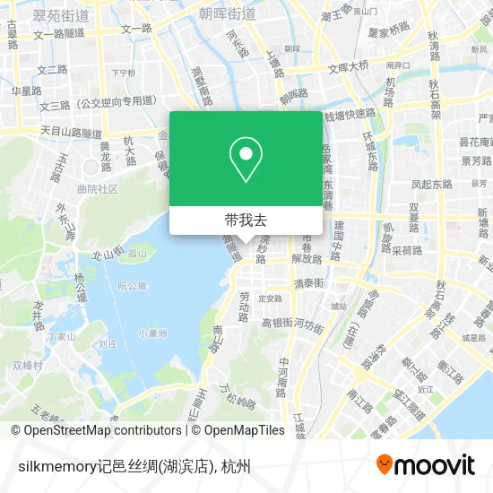 silkmemory记邑丝绸(湖滨店)地图