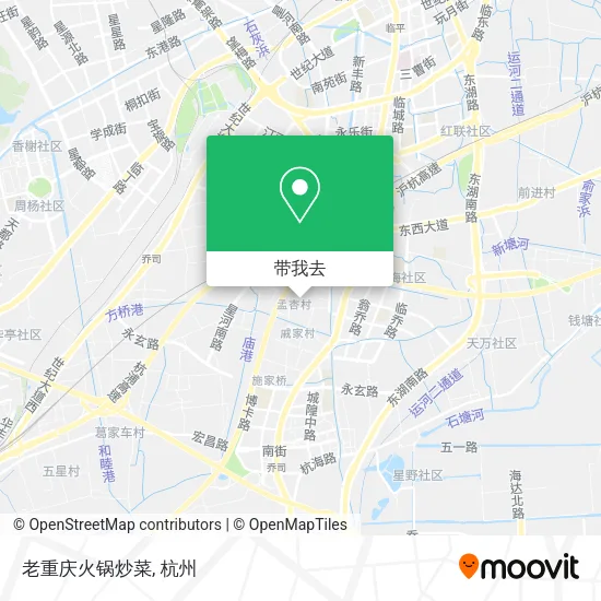 老重庆火锅炒菜地图
