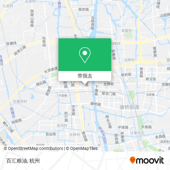 百汇粮油地图