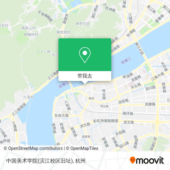 中国美术学院(滨江校区旧址)地图
