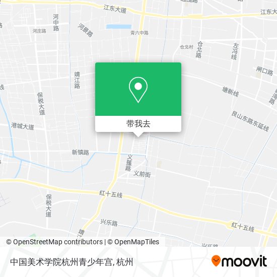 中国美术学院杭州青少年宫地图