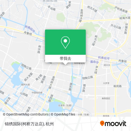 锦绣国际(柯桥万达店)地图