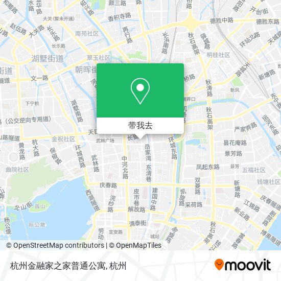 杭州金融家之家普通公寓地图