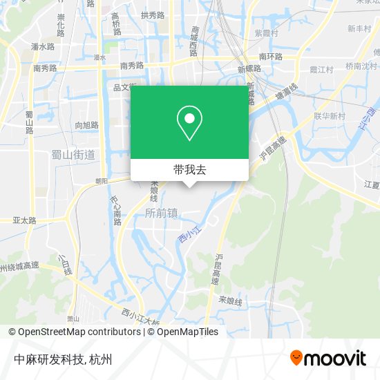 中麻研发科技地图