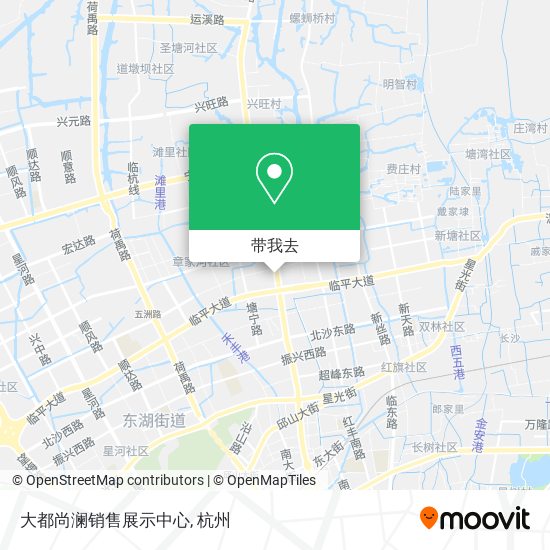 大都尚澜销售展示中心地图