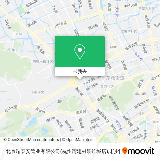 北京瑞泰安管业有限公司(杭州湾建材装饰城店)地图