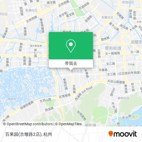 百果园(古墩路2店)地图