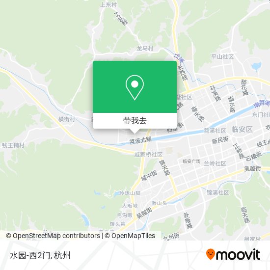 水园-西2门地图
