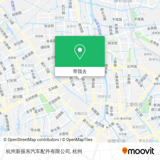 杭州新振东汽车配件有限公司地图